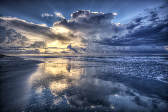 Sunrise and Storm Clouds by Jim Crotty