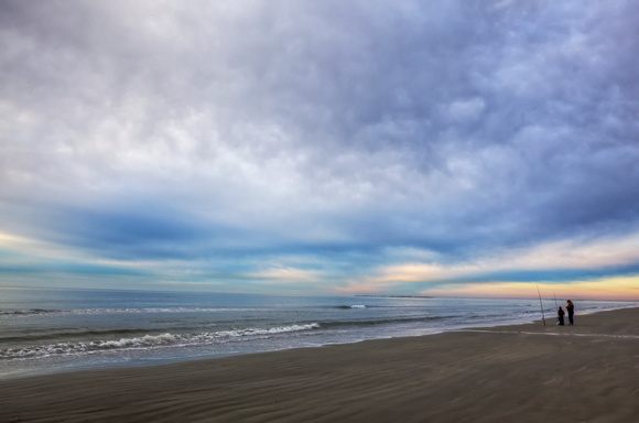 November Beach Sunrise by Jim Crotty