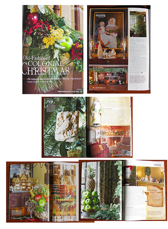 Christmas Decor Spread for Housetrends Magazine