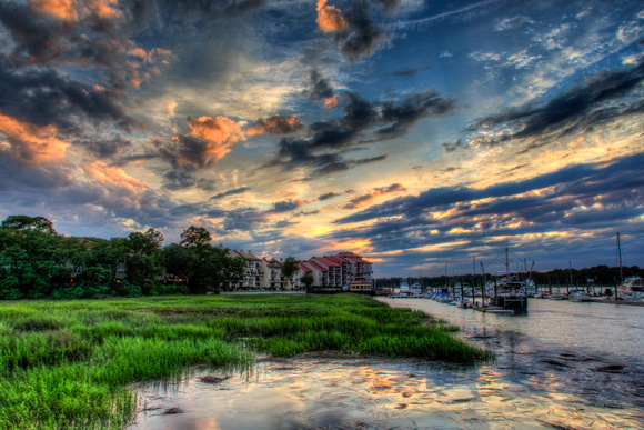 June Sunset on Broad Creek by Jim Crotty