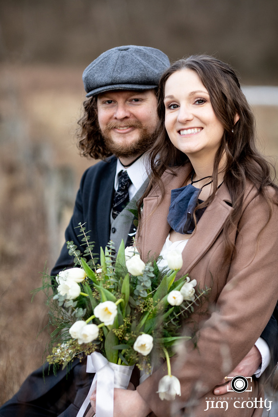 Outdoor wedding and portrait photography in Centerville Ohio by Jim Crotty | Ashley and Nathan February 2021