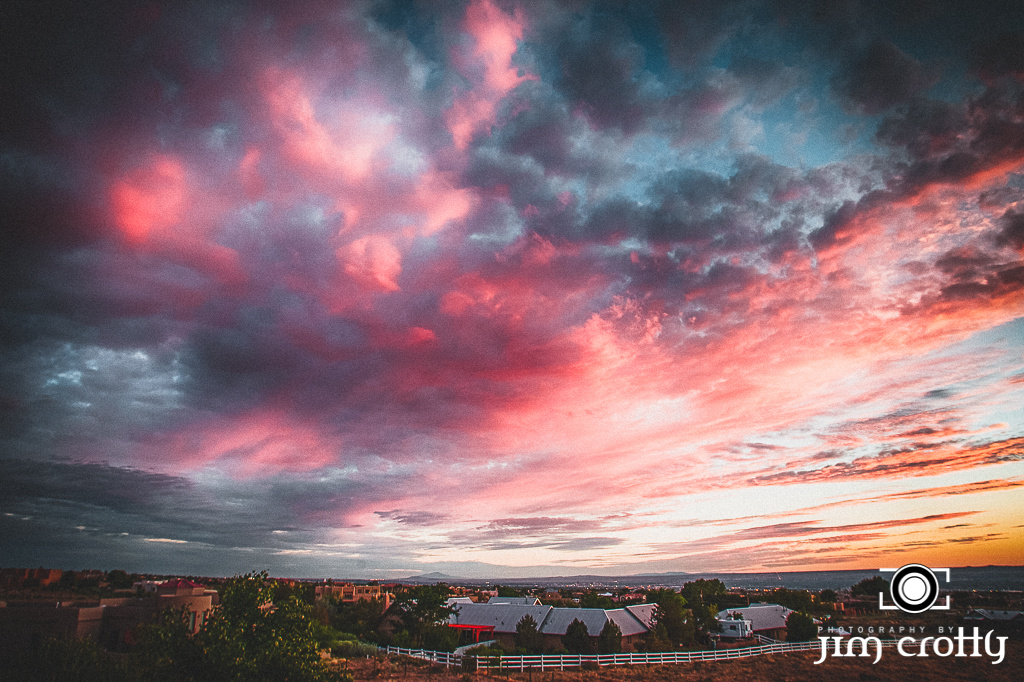 Sunset Sky Over Albuquerque by Jim Crotty 1