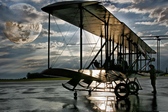 Wright B Flyer at Sunrise by Jim Crotty