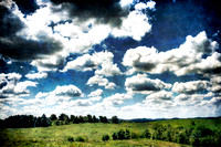 August Sky Over Ohio Landscape by Jim Crotty