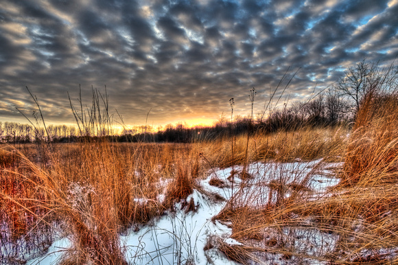 January Sky at Sugarcreek by Jim Crotty