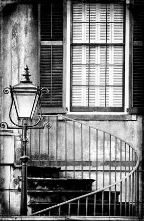 Savannah Architecture Black and White Photography by Jim Crotty