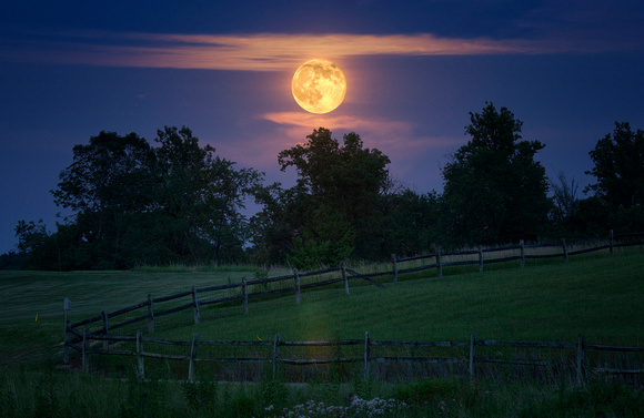 Supermoon Thunder Moon of July by Jim Crotty