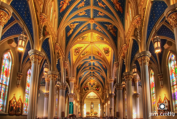 The Basilica at Notre Dame by Jim Crotty